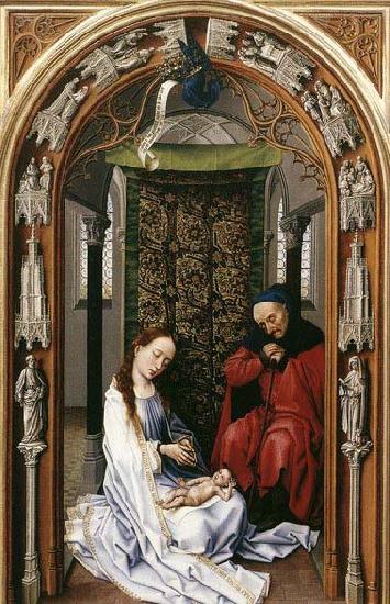 WEYDEN, Rogier van der Miraflores Altarpiece France oil painting art